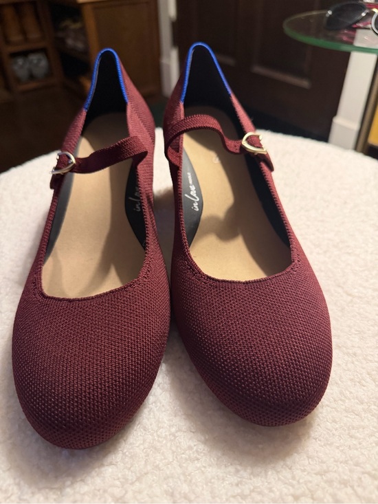 Rothy's Shoes - Rothy’s- Women's Mary Jane Knit Flats in Burgundy